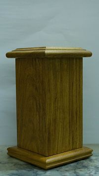 urna para cremacion de cuerpo en roble